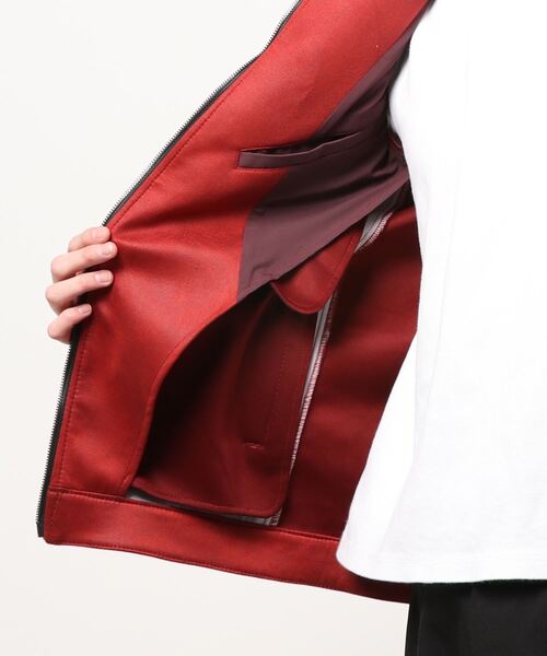 「NICOLE CLUB FOR MEN」 ジップアップブルゾン LARGE グレー系その他 メンズ_画像7