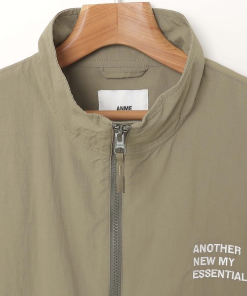 「ANME」 ジップアップブルゾン M グレー レディース_画像8