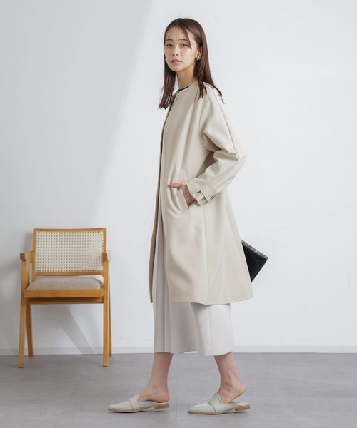 NANO universe（ナノ・ユニバース） ノーカラーコート S ダーク