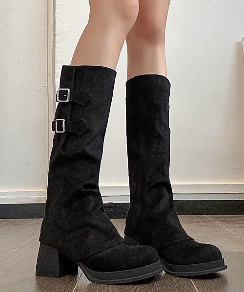 ブーツ 「「2WAY」」今年のトレンド！取り外し可能なルーズフレア