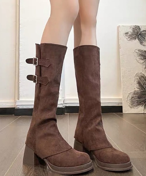 ブーツ 「「2WAY」」今年のトレンド！取り外し可能なルーズフレア