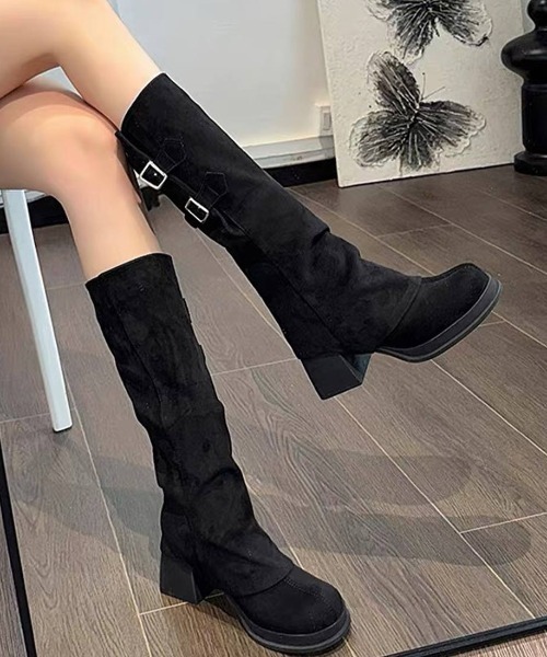 ブーツ 「「2WAY」」今年のトレンド！取り外し可能なルーズフレア