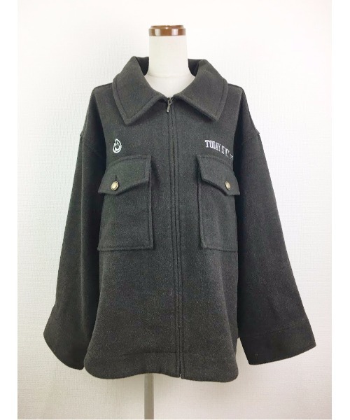 「WORLD WIDE LOVE!」 ブルゾン 1 ブラック レディース_画像4