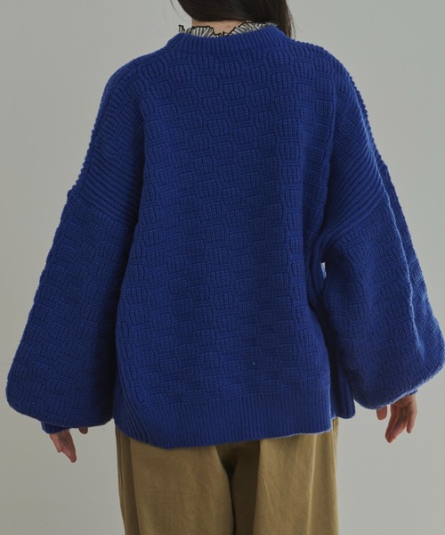 「Libra Cue」 長袖ニット FREE アイボリー レディース_画像2