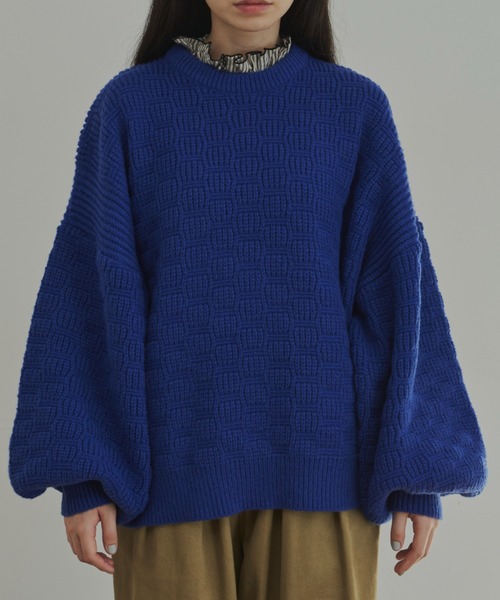 「Libra Cue」 長袖ニット FREE アイボリー レディース_画像5