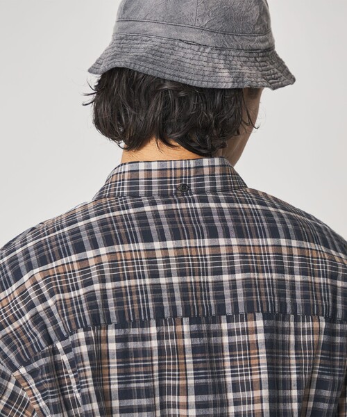 STEVEN ALAN（スティーブンアラン） シャツ マドラスチェック シングル
