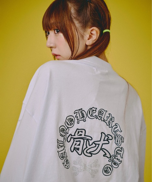 GALFY（ガルフィー） tシャツ 「GALFY/ガルフィー」ピカピカ骨骨ロン