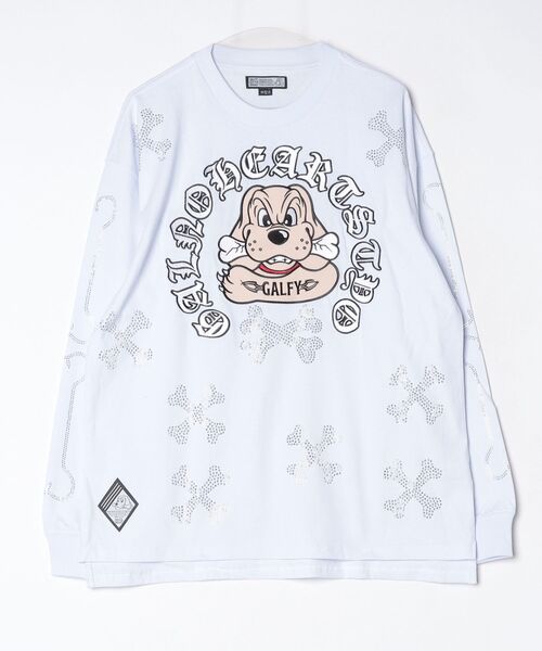 GALFY（ガルフィー） tシャツ 「GALFY/ガルフィー」ピカピカ骨骨ロン