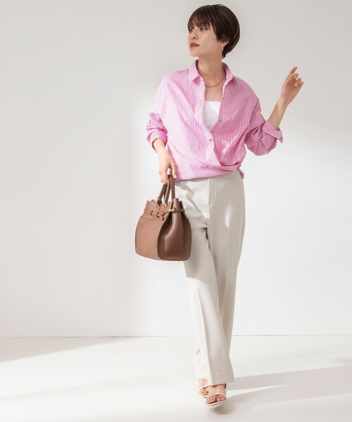 「NOLLEY'S Sophi」 長袖シャツ 38 ピンク系その他3 レディース_画像4