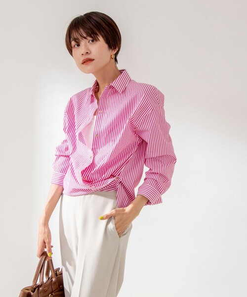 「NOLLEY'S Sophi」 長袖シャツ 38 ピンク系その他3 レディース_画像9