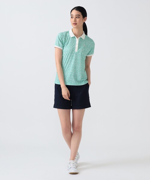 パンツ PURPLE LABEL / リネンライク 裾ダブル ショートパンツ レディースの画像