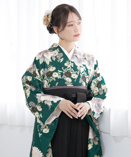 SOUBIEN（創美苑） 着物 卒業式 「floro by SOUBIEN」レディース袴4点 