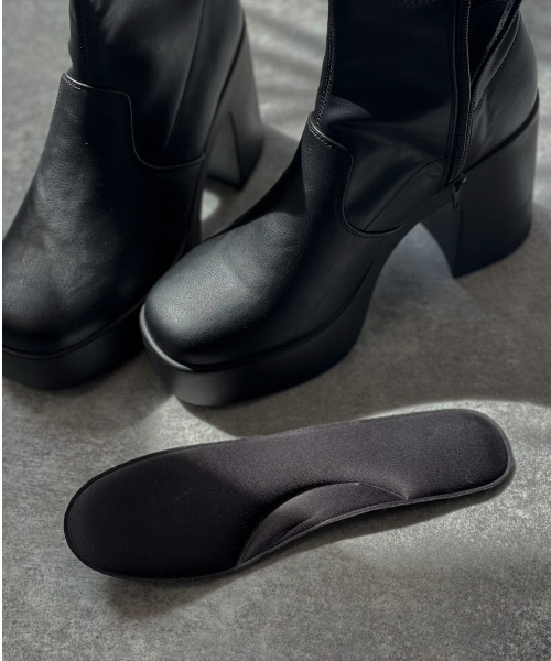「Shoes in Closet」 ショートブーツ LL ブラック レディース_画像5