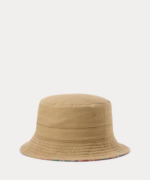 【未使用】ラルフローレン バケットハット リバーシブル POLO RALPH LAUREN（ポロ・ラルフローレン） 帽子 ハット リバーシブル