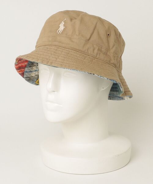 【未使用】ラルフローレン バケットハット リバーシブル POLO RALPH LAUREN（ポロ・ラルフローレン） 帽子 ハット リバーシブル