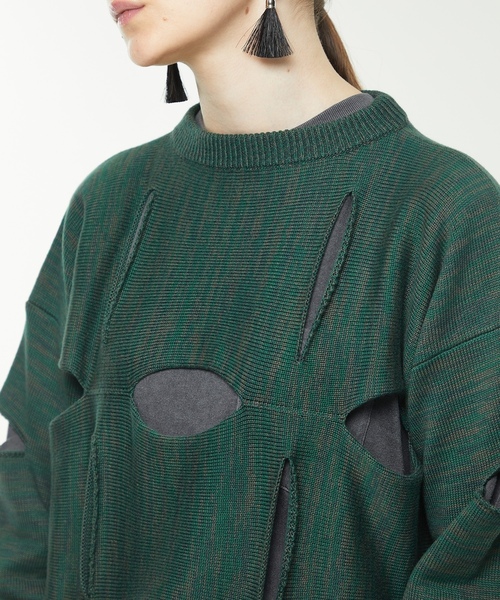 TOGA PULLA（トーガ プルラ） 長袖ニット 36 ネイビー レディース