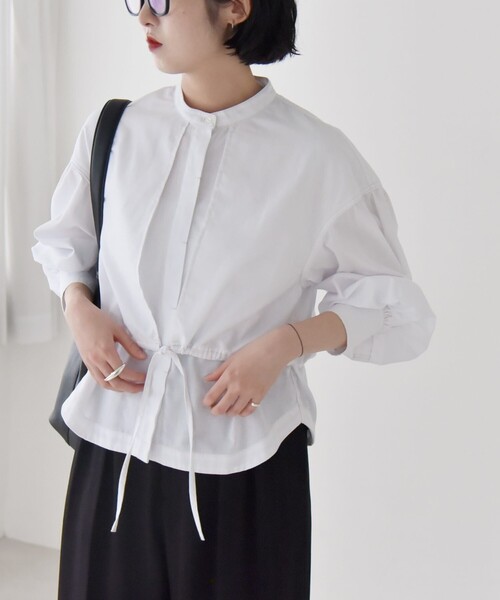 quaranciel 長袖ブラウス ONE SIZE ホワイト レディース : ZOZOTOWN