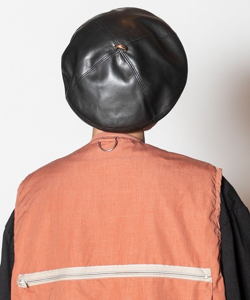 「CA4LA」 ベレー帽 ONESIZE ブラック レディース_画像8