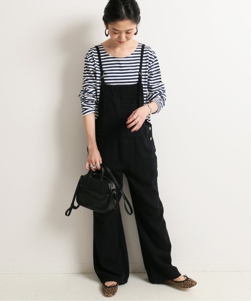 SLOBE IENA」 オーバーオール 36 ブラック レディース SLOBE IENA 