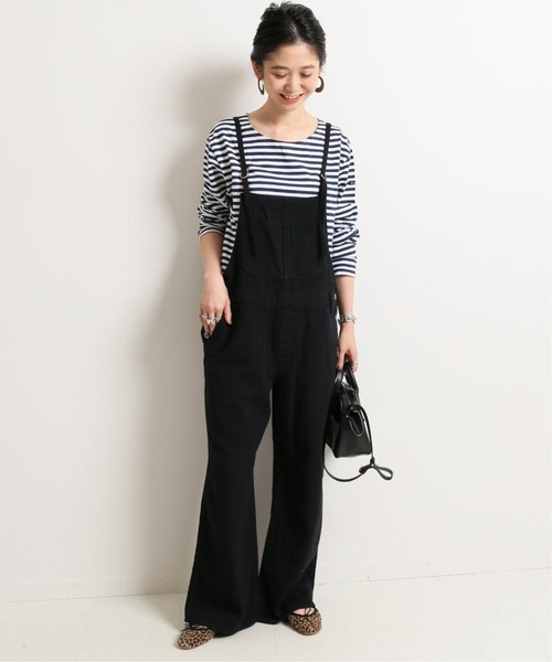 SLOBE IENA（スローブイエナ） オーバーオール 36 ブラック レディース