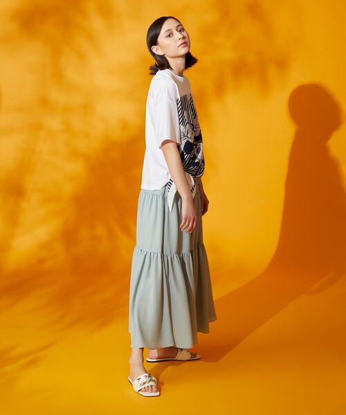 「GRACE CONTINENTAL」 半袖Tシャツ 36 ピンク レディース_画像8