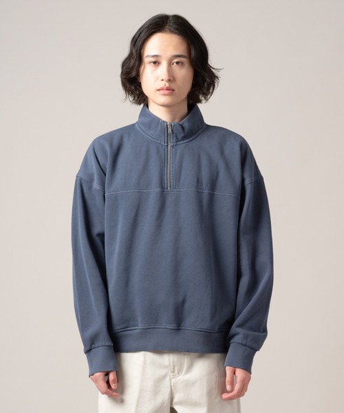 リーバイス トップス トレーナー ライン 切りっぱなし Levi's（リーバイス） トレーナー スウェット MARINA クォータージップ