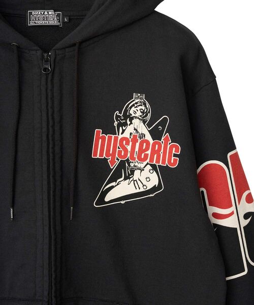 HYSTERIC GLAMOUR（ヒステリックグラマー） パーカー HYS FLARE LOGO