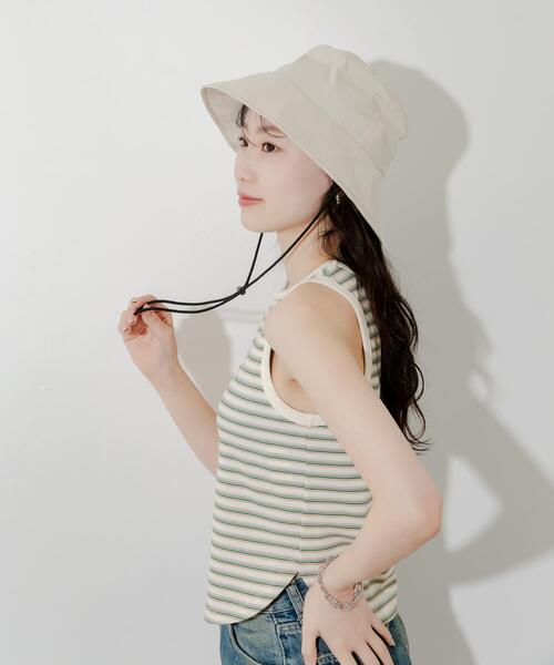 「SMELLY」 ハット - アイボリー レディース_画像5