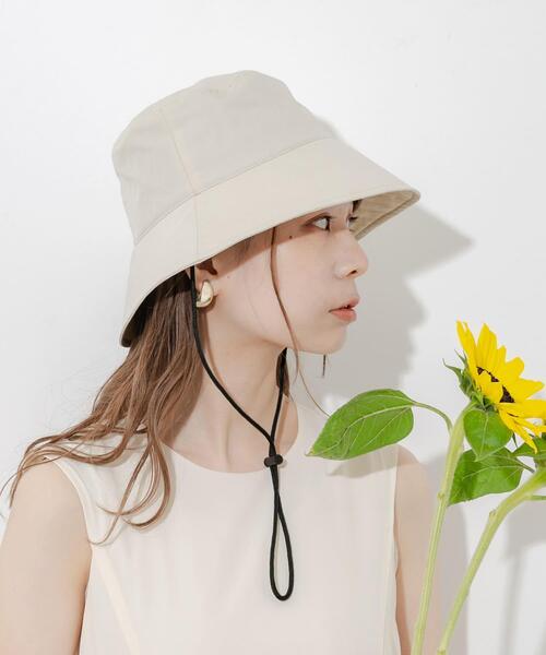 「SMELLY」 ハット - アイボリー レディース_画像7