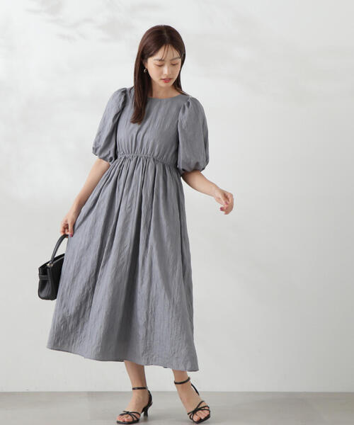 「PROPORTION BODY DRESSING」 半袖ワンピース MEDIUM ホワイト系その他 レディース_画像3