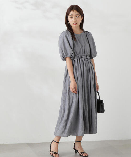 「PROPORTION BODY DRESSING」 半袖ワンピース MEDIUM ホワイト系その他 レディース_画像6