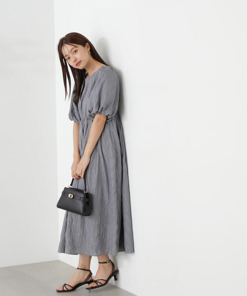 「PROPORTION BODY DRESSING」 半袖ワンピース MEDIUM ホワイト系その他 レディース_画像8