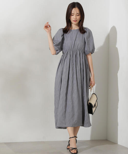 「PROPORTION BODY DRESSING」 半袖ワンピース MEDIUM ホワイト系その他 レディース_画像9