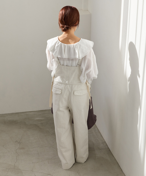 IENA（イエナ） ブラウス シャツ フリルピンタックブラウス レディース