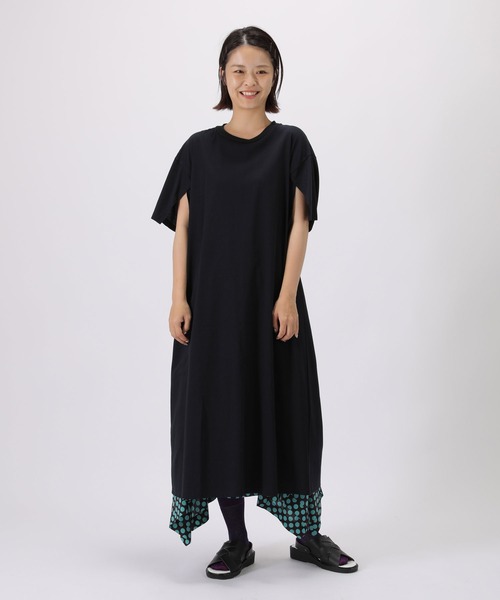 「ZUCCa」 半袖ワンピース M size ネイビー レディース_画像2