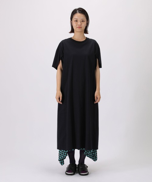 「ZUCCa」 半袖ワンピース M size ネイビー レディース_画像5