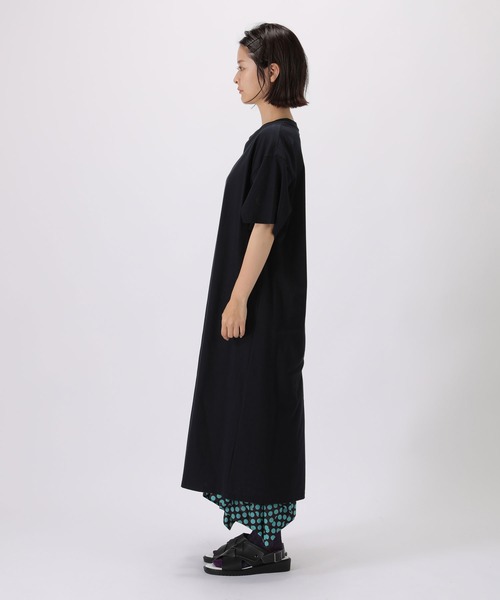 「ZUCCa」 半袖ワンピース M size ネイビー レディース_画像6