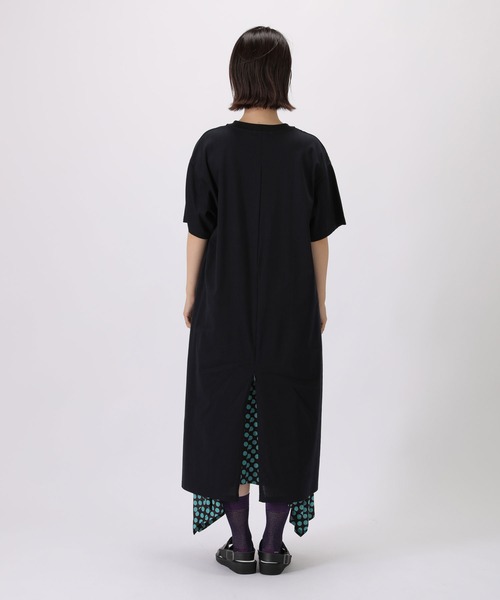 「ZUCCa」 半袖ワンピース M size ネイビー レディース_画像7