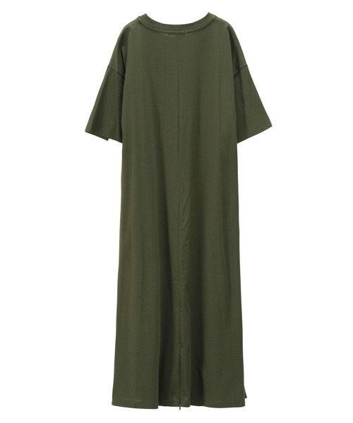 「ZUCCa」 半袖ワンピース M size ネイビー レディース_画像8