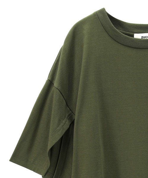 「ZUCCa」 半袖ワンピース M size ネイビー レディース_画像9