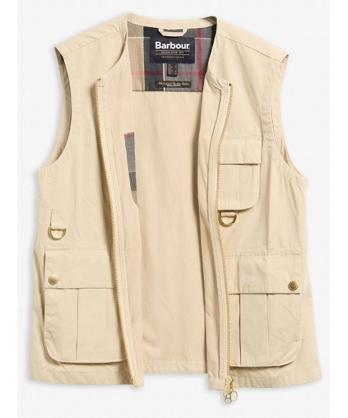 Barbour（バブアー） ベスト ジレ Gwenピーチスキン ベスト