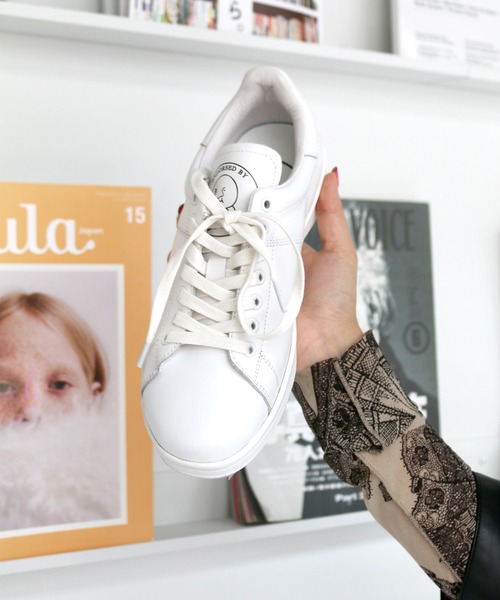 「London Shoe Make」 ローカットスニーカー 24.5cm ブラック メンズ_画像4