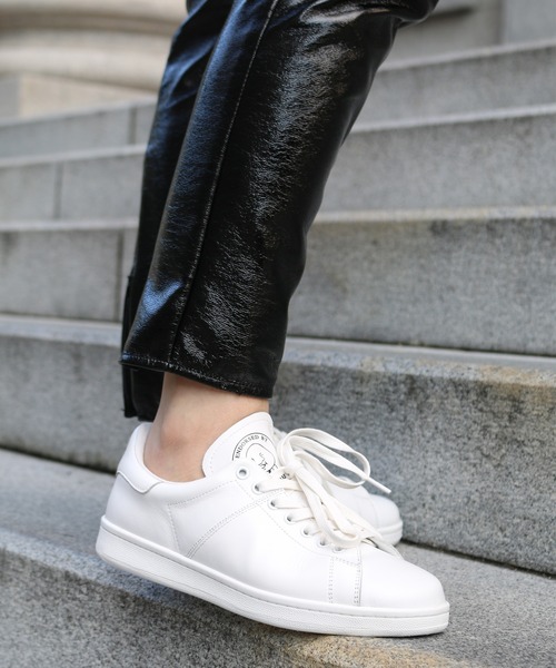 「London Shoe Make」 ローカットスニーカー 24.5cm ブラック メンズ_画像9