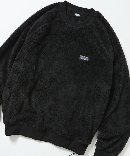 「FREAK'S STORE」 長袖Tシャツ LARGE グレイッシュベージュ メンズ_画像3