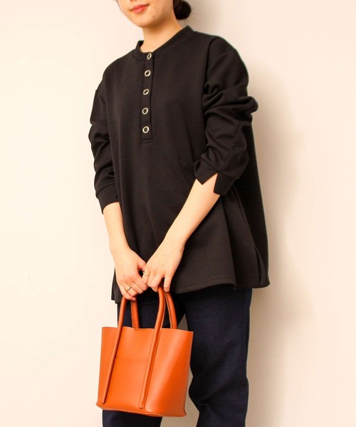 「MB mint breeze」 長袖カットソー 4L ライトグリーン レディース_画像5