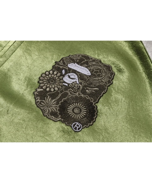 ミリタリージャケット モッズコート BAPE JAPANESE ART SOUVENIR JACKETの画像