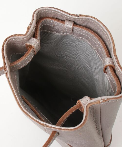 「perche」 ショルダーバッグ FREE シルバー レディース_画像4