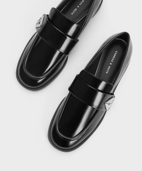 「CHARLES & KEITH」 シューズ 23cm ブラック系その他7 レディース_画像9