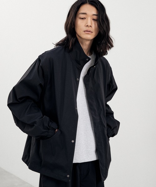 WYM LIDNM 「WYM LIDNM」 ナイロンブルゾン S ライトグレー メンズ