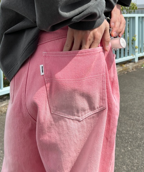 「Perushu」 デニムパンツ LARGE グリーン メンズ_画像8